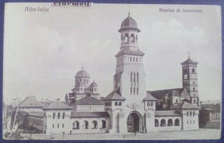 1935 - Alba Iulia, biserica de incoronare (jud. Alba) - vedere circulata