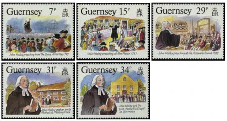 Guernsey 1987 - 200th visit from John Wesley, serie neuzata