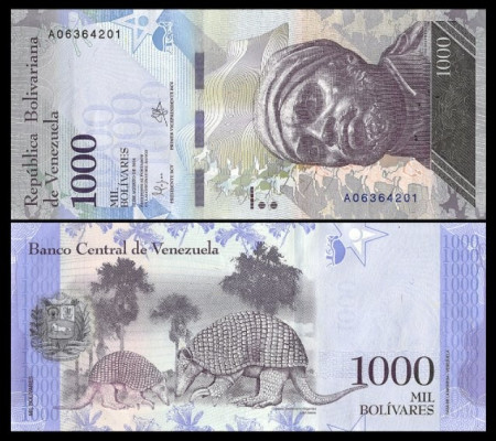 Venezuela 2016 - 1000 bolivares, necirculata