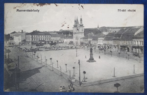 1915 - Targu Mures, centru, vedere circulata (jud. Mures)