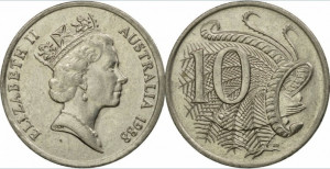 Australia 1988 - 10 cents, circulata