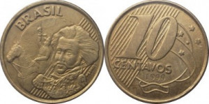 Brazilia 1999 - 10 centavos, circulata