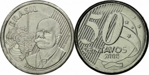 Brazilia 2008 - 50 centavos, circulata