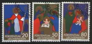 Liechtenstein 1981 - Craciun, serie stampilata