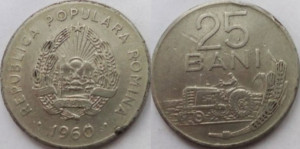 Romania 1960 - 25 bani, circulata