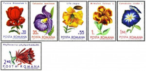 Romania 1971 - Flori din grădini botanice, serie neuzata