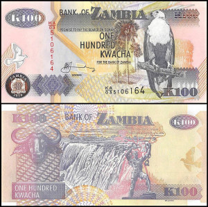Zambia 2010 - 100 kwacha, necirculata