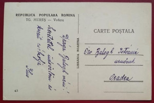 1948 - Targu Mures, centru (jud. Mures)