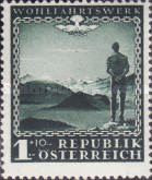 Austria 1945 - timbru de caritate, neuzata