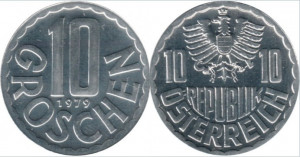 Austria 1979 - 10 groschen, circulata