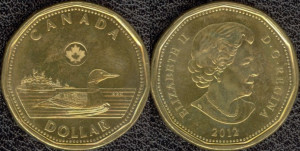 Canada 2012 - 1 dollar, circulata