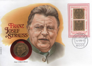 Germania 1990 - FDC cu moneda 2 mark(aurit), necirculata
