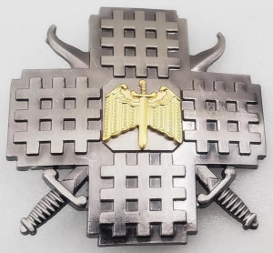 Insigna cu ac, Insigna de lider al Gărzii de Fier din România - 5 x 5 cm