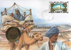 Mauritania 1990 - FDC cu moneda 5 ouguiya, necirculata