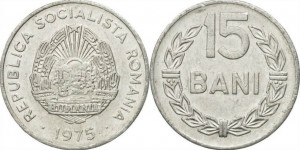 Romania 1975 - 15 bani, circulata