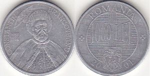 Romania 2001 - 1000 lei, circulata