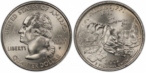 SUA 2002P - 25 cents, circulata - Mississippi