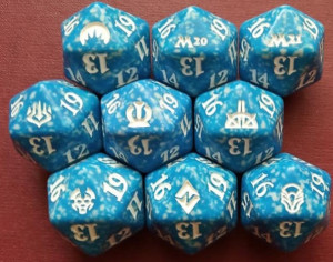Zar albastru D20