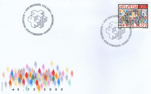 Elvetia 2000 - Neuchatel, FDC