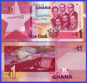 Ghana 2019 - 1 cedi, necirculata