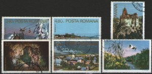 Romania 1978 - Obiective turistice, serie stampilata