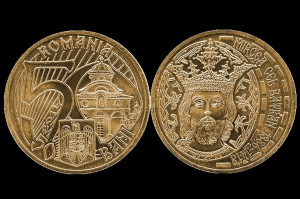 Romania 2011 - 50 bani, Mircea cel Batran UNC