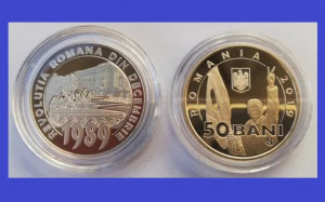 Romania 2019 - 50 bani, 30 de ani de la Revolutie, Proof