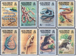 Solomon Islands 1979 - reptile, serie neuzata