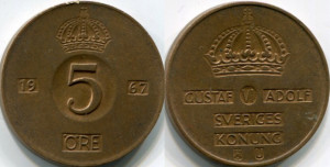 Suedia 1967 - 5 ore, circulata