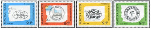 Ungaria 1972 - ziua marcii postale, serie neuzata