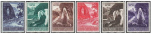 Vatican 1958 - 100th Sight of Lourdes, serie neuzata