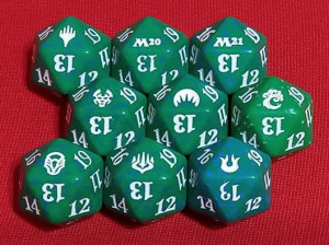 Zar verde D20