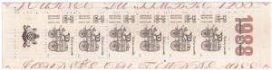 Franta 1988 - ziua marcii postale, 6 neuzate in carnet filatelic