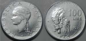Italia 1979 - 100 lire FAO, circulata