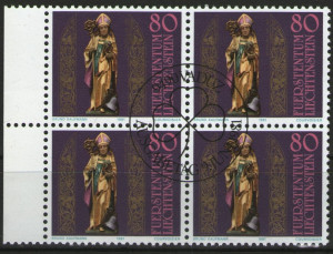 Liechtenstein 1981 - St. Theodul, stampilata de 4