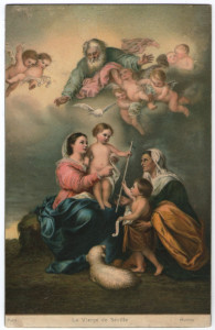 Pictura de Murillo - Fecioara din Sevila, vedere Stengel 29880