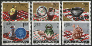 Romania 1973 - Ceramică românească, serie stampilata