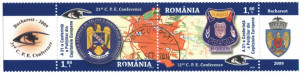 Romania 2009 - 31-a Conferință a Polițiilor din capitalele europene, serie stampilata