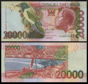 Sao Tome 2013 - 20.000 dobras, necirculata