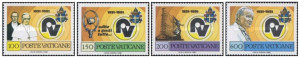 Vatican 1981 - 50 de ani Radio Vatican, serie neuzata