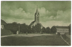 1929 - Reghin, Biserica evanghelica (jud. Mures)