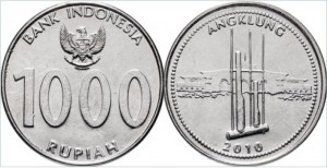 Indonezia 2010 - 1000 rupiah, circulata
