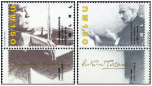 Israel 1986 - 50 de ani a Orchestrei Filarmonice din Israel, serie neuzata cu tabs