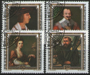 Liechtenstein 1982 - picturi, serie stampilata