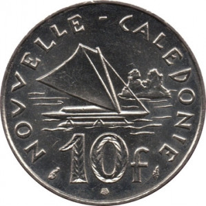 Noua Caledonie 2001 - 10 francs UNC