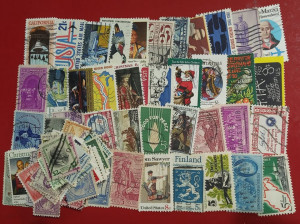 Plic filatelic - 100 de timbre SUA