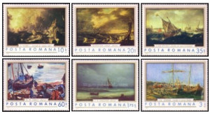 Romania 1971 - Reproduceri de artă II - Marină, serie neuzata