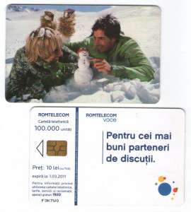 Romania 2011 - cartela telefonica folosita