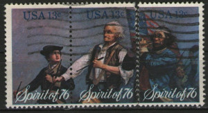 Statele Unite 1976 - Independenta pictură de Archibald M. Willard, serie stampilata