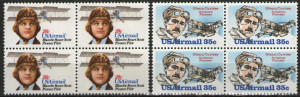 Statele Unite 1980 - Pionierii aviației, serie neuzata de 4
